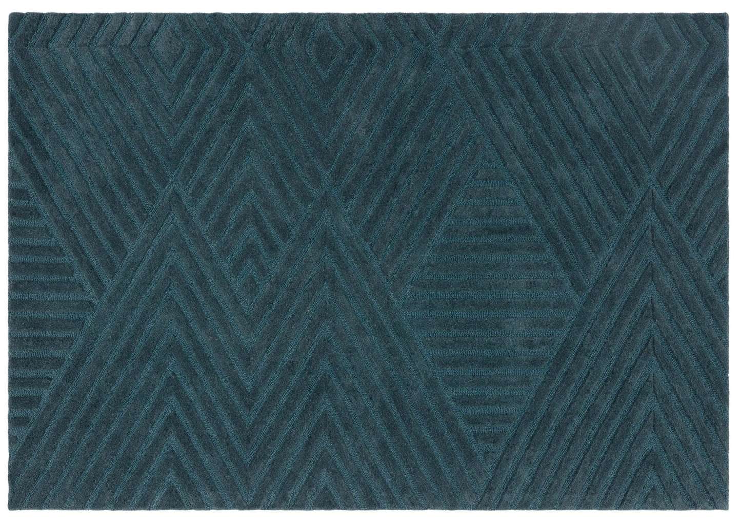 Tapis Hague Edge bleu sarcelle