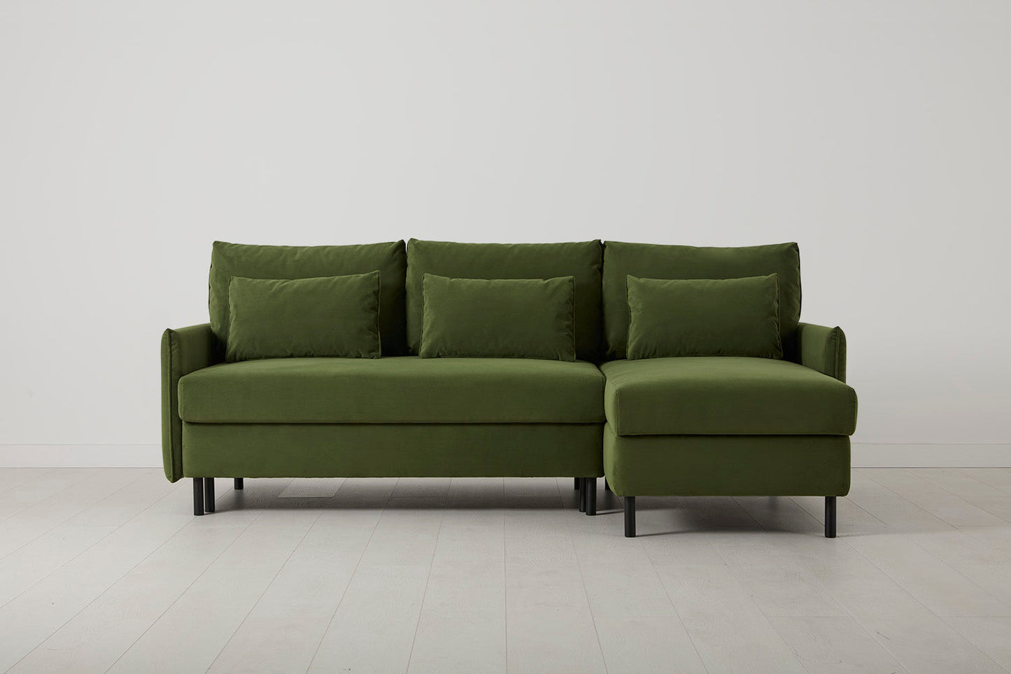 Modèle 12 Canapé-lit 3 places avec méridienne à droite et rangement