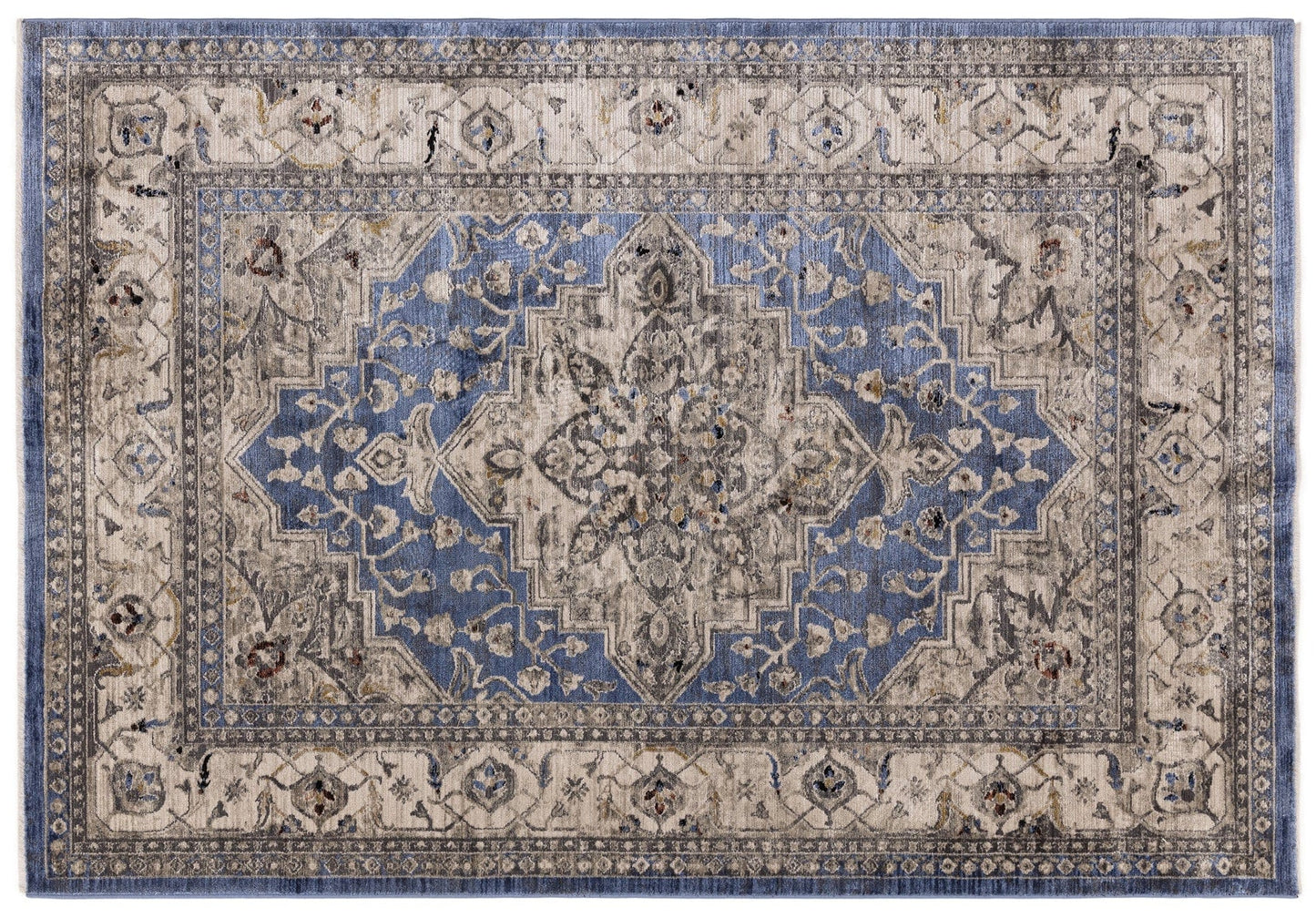 Tapis Sovereign Blue Medallion