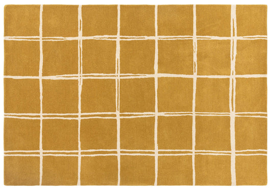 Tapis Albany Grid Gold