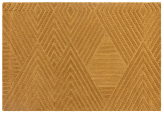 Tapis ocre à bordure de La Haye