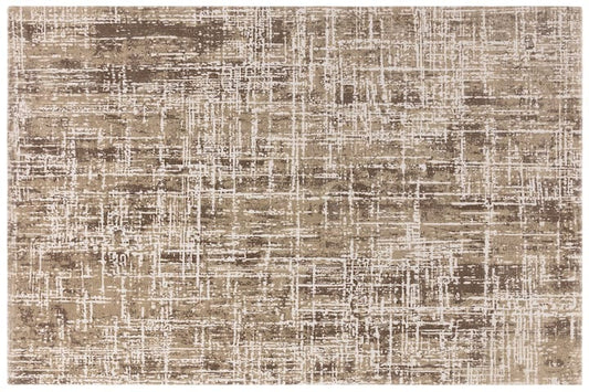 Tapis Kuza abstrait beige