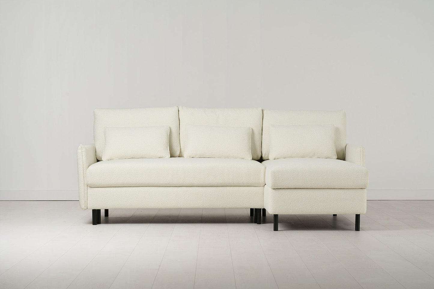 Modèle 12 Canapé-lit 3 places avec méridienne à droite et rangement