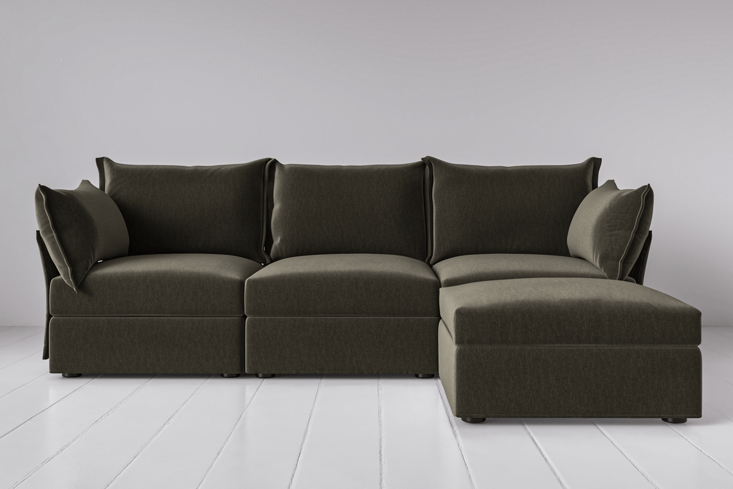 Modèle 06 Canapé 3 places avec méridienne à droite